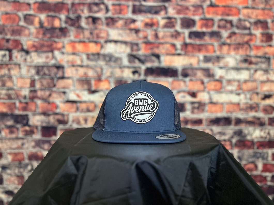 Navy Blue Snapback Trucker Hat