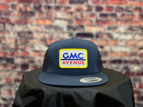 Navy Blue Snapback Truck Hat